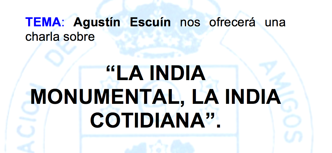 LA INDIA MONUMENTAL, LA INDIA COTIDIANA